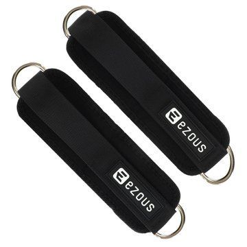 Лямки для ног TRAINING ANKLE STRAPS EZOUS H-01 2шт черный H-01 фото