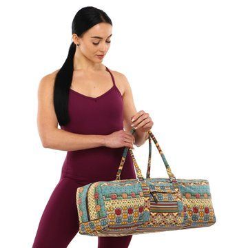 Сумка для йоги FODOKO Yoga bag SP-Sport FI-6970-3 бежевый-голубой FI-6970-3 фото