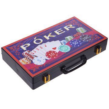 Набор для покера в пластиковом кейсе Poker game set Poker game set SP-Sport 300S-A 300 фишек 300S-A фото