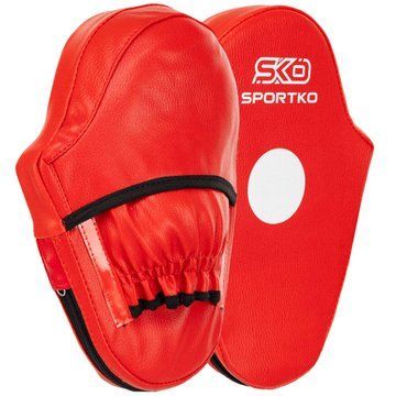 Лапа боксерская прямая тренировочная удлиненная Кожвинил SPORTKO PD3 30x20x5см 2штуки цвета в ассортименте PD3 фото
