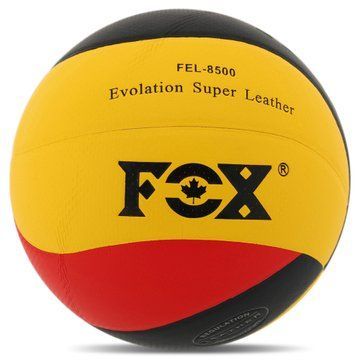 Мяч волейбольный FOX GERMANY FEL-8500 №5 PU черный-красный-желтый FEL-8500 фото