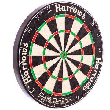 Дартс из Сизаля Sisal Harrows CLUB CLASSIC DARTBOARD JE06D 46 см JE06D фото