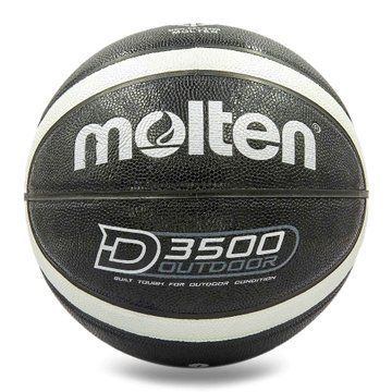 Мяч баскетбольный MOLTEN Outdoor 3500 B7D3500-KS размер 7 черный-белый B7D3500-KS фото