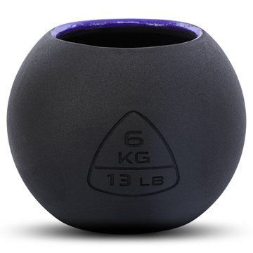 Гиря-дзвін чавунна пофарбована BALL BELL LiveUp LP8047-13LB вага 6кг чорний LP8047-13LB фото