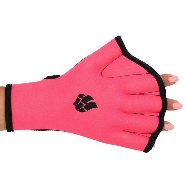 Акваперчатки для аквафитнеса Aquafitness gloves MadWave M074603 S-L розовый-черный M074603 фото