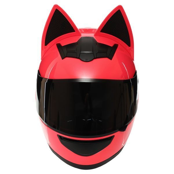 Мотошлем интеграл (full face) Мото Кото с ушками NITRINOS NEKO HNJ M-9412 M-XL цвета в ассортименте XL (60-62) M-9412 фото