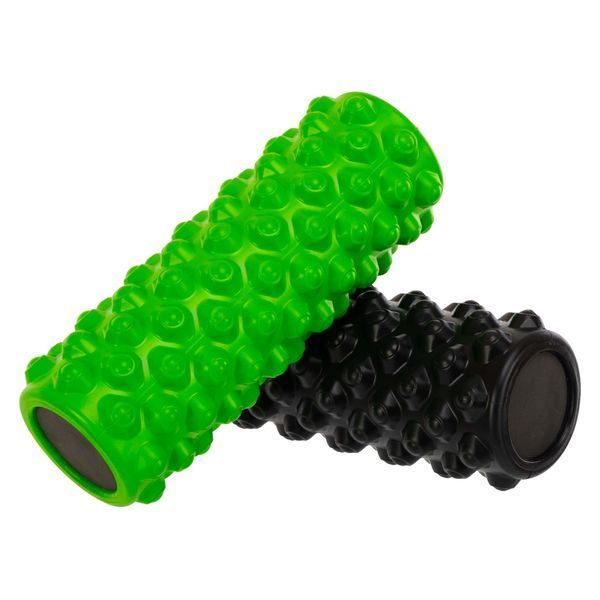 Роллер массажный цилиндр (ролик мфр) заполненный пеной 36см Grid Bubble Roller Zelart FI-5714 цвета в ассортименте FI-5714 фото