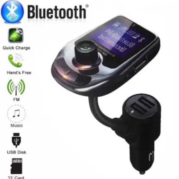 Автомобильный FM трансмиттер модулятор A30 Bluetooth, Фм трансмиттер от прикуривателя ws55477 фото