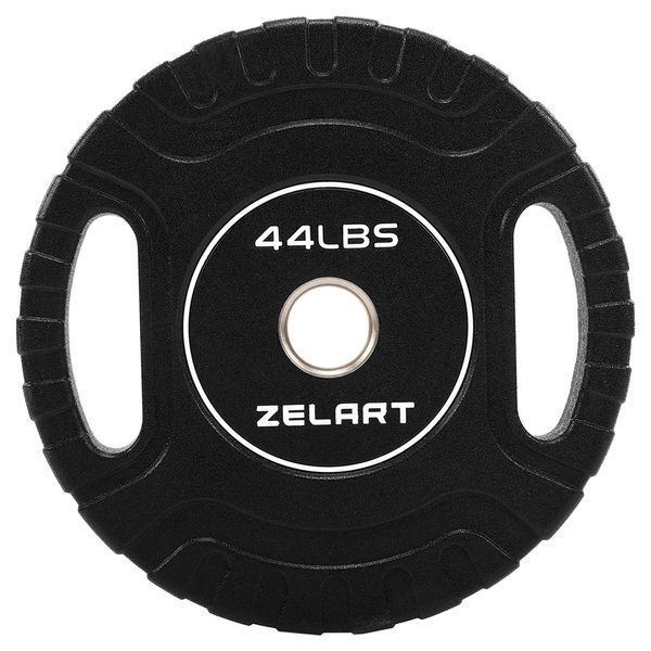Блини диски CPU покриття 2 Handle металева втулка Zelart TA-3438-20 o51мм 20кг чорний TA-3438-20 фото