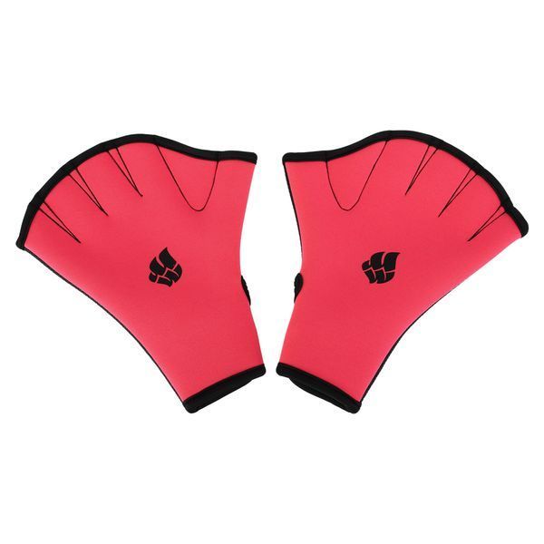 Акваперчатки для аквафитнеса Aquafitness gloves MadWave M074603 S-L розовый-черный M074603 фото