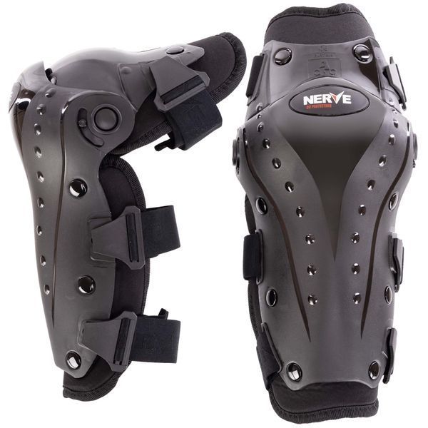 Мотонаколенники NERVE MS-0736 2шт черный MS-0736 фото