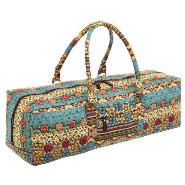 Сумка для йоги FODOKO Yoga bag SP-Sport FI-6970-3 бежевый-голубой FI-6970-3 фото