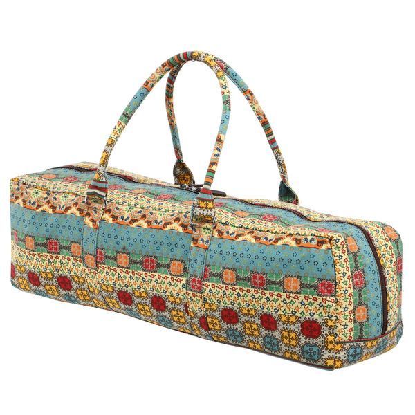 Сумка для йоги FODOKO Yoga bag SP-Sport FI-6970-3 бежевый-голубой FI-6970-3 фото