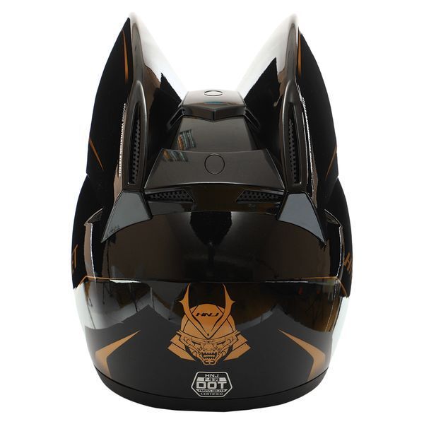 Мотошлем интеграл (full face) Мото Кото с ушками NITRINOS NEKO HNJ M-9412 M-XL цвета в ассортименте XL (60-62) M-9412 фото