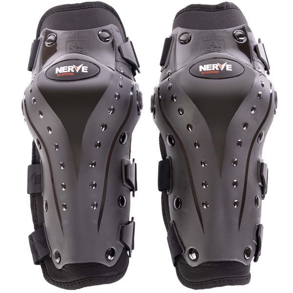 Мотонаколенники NERVE MS-0736 2шт черный MS-0736 фото