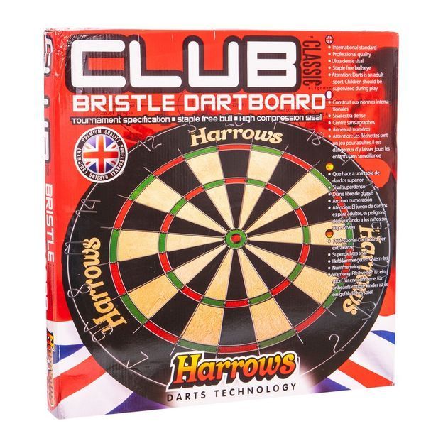 Дартс из Сизаля Sisal Harrows CLUB CLASSIC DARTBOARD JE06D 46 см JE06D фото