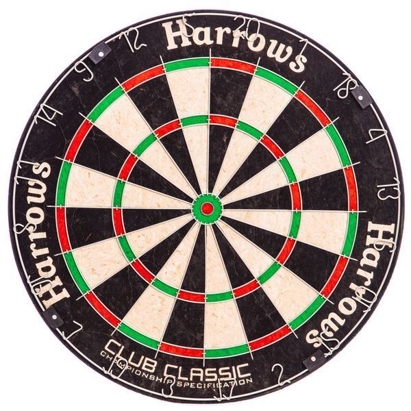 Дартс из Сизаля Sisal Harrows CLUB CLASSIC DARTBOARD JE06D 46 см JE06D фото