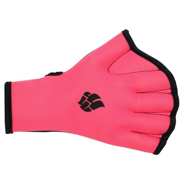 Акваперчатки для аквафитнеса Aquafitness gloves MadWave M074603 S-L розовый-черный M074603 фото