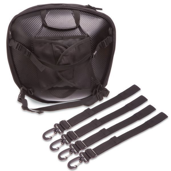 Сумка на бак мотоцикла на магнитах Tank Bag Ghost Racing YXG-50 40х39х13см черный YXG-50 фото