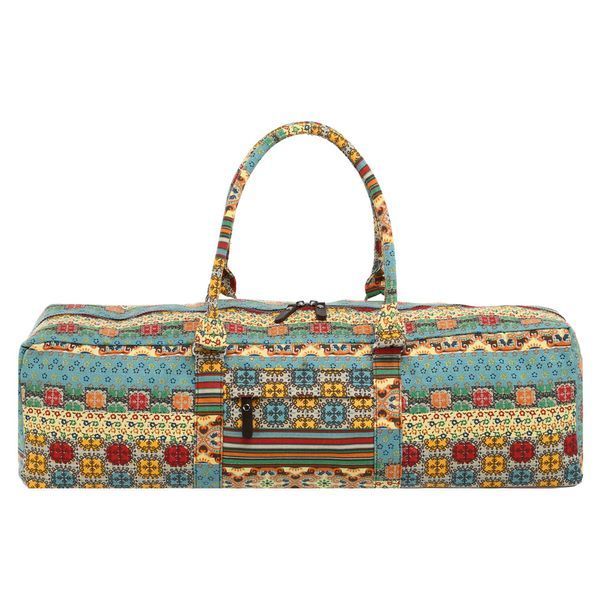 Сумка для йоги FODOKO Yoga bag SP-Sport FI-6970-3 бежевый-голубой FI-6970-3 фото