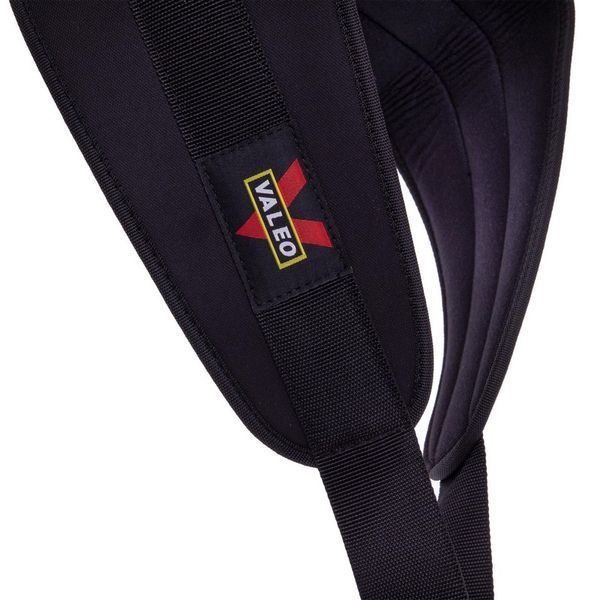 Пояс атлетический для отягощения текстильный с цепью и карабином VALEO Dipping Belt TA-4422 спинка-17см черный TA-4422 фото