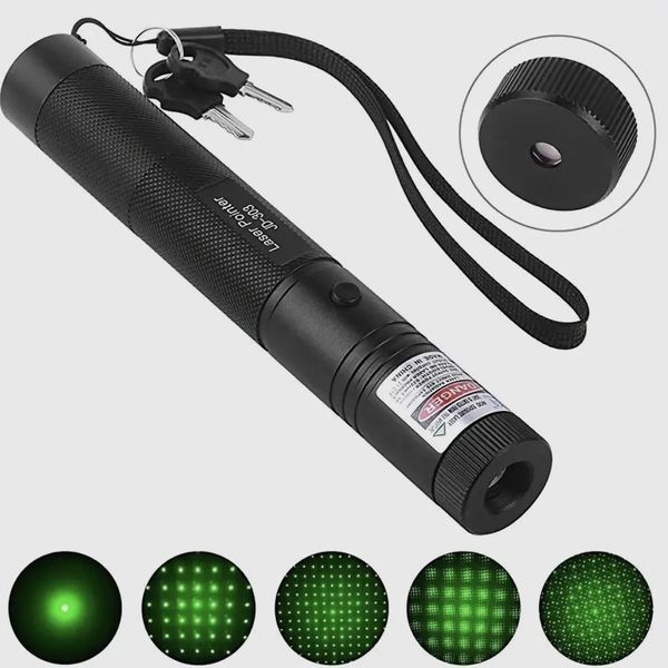 Лазерна указка Green Laser Pointer JD-303, Лазери із зеленим променем лазера, Лазерна указка брелок ws17396 фото