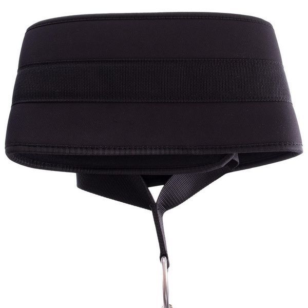 Пояс атлетический для отягощения текстильный с цепью и карабином VALEO Dipping Belt TA-4422 спинка-17см черный TA-4422 фото