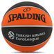 М'яч баскетбольний гумовий SPALDING TF 150 EURO TURK 84506Z розмір 7 чорний-помаранчевий 84506Z фото 5