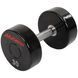 Гантель цельная профессиональная с полиуретановым покрытием LIFE FITNESS SC-80081-30 1шт 30кг черный-красный SC-80081-30 фото 1