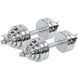 Гантели разборные стальные хромированные 30кг SP-Sport TA-8052-30 2шт по 15кг хром TA-8052-30 фото 1