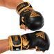 Перчатки Крабы спаринговые для MMA FISTRAGE VL-5521 S-XL черный-золотой M VL-5521 фото 2