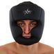 Шлем боксерский с полной защитой и подшлемником PU MAXXMMA GBH03 S-XL черный L-XL GBH03 фото 9