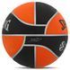 М'яч баскетбольний гумовий SPALDING TF 150 EURO TURK 84506Z розмір 7 чорний-помаранчевий 84506Z фото 3