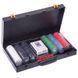 Набор для покера в пластиковом кейсе Poker game set Poker game set SP-Sport 300S-A 300 фишек 300S-A фото 2