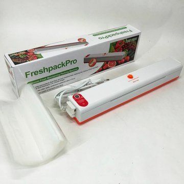 Вакууматор Freshpack Pro вакуумный упаковщик еды, бытовой. Цвет: оранжевый ws53423-1 фото