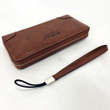 Кошелек кожаный мужской Baellerry leather brown, кошелек мужской для карточек. Цвет: коричневый ws13448 фото