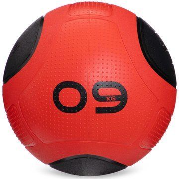 Медбол мяч медицинский Medicine Ball Zelart FI-2620-9 9кг красный-черный FI-2620-9 фото