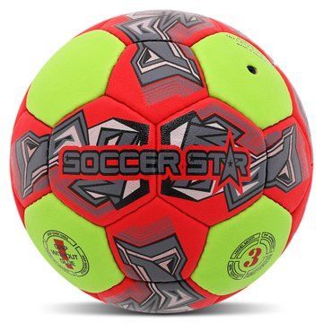 Мяч гандбольный SOCCER STAR HB-4526-3 размер 3 красный-салатовый HB-4526-3 фото