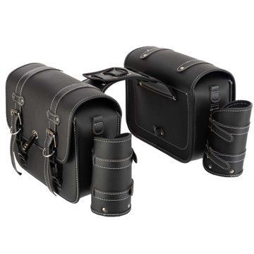 Кофры боковые для мотоцикла из экокожи Chopper SP-Sport HL621 2шт 35x27x15см черный HL621 фото