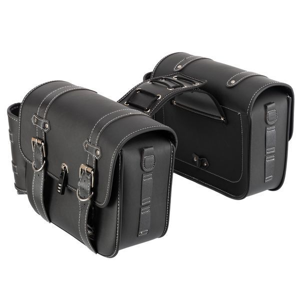 Кофры боковые для мотоцикла из экокожи Chopper SP-Sport HL621 2шт 35x27x15см черный HL621 фото