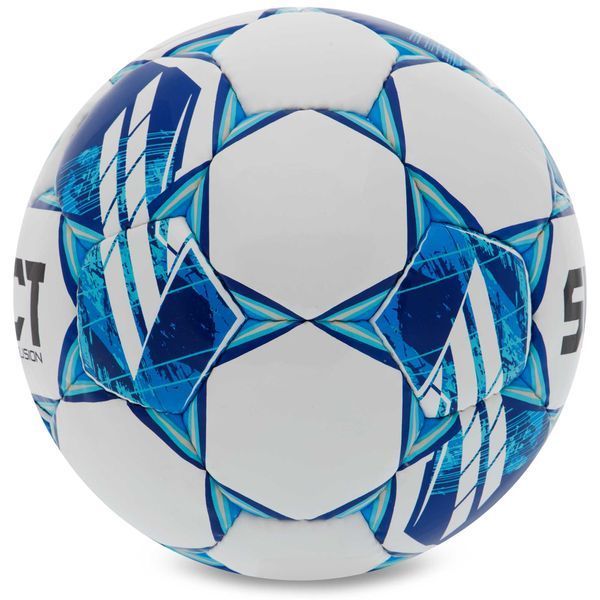 М'яч футбольний SELECT FUSION V23 FUSION-5WB №5 білий-синій FUSION-5WB фото