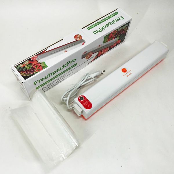 Вакууматор Freshpack Pro вакуумный упаковщик еды, бытовой. Цвет: оранжевый ws53423-1 фото