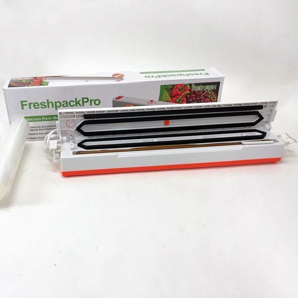 Вакууматор Freshpack Pro вакуумный упаковщик еды, бытовой. Цвет: оранжевый ws53423-1 фото