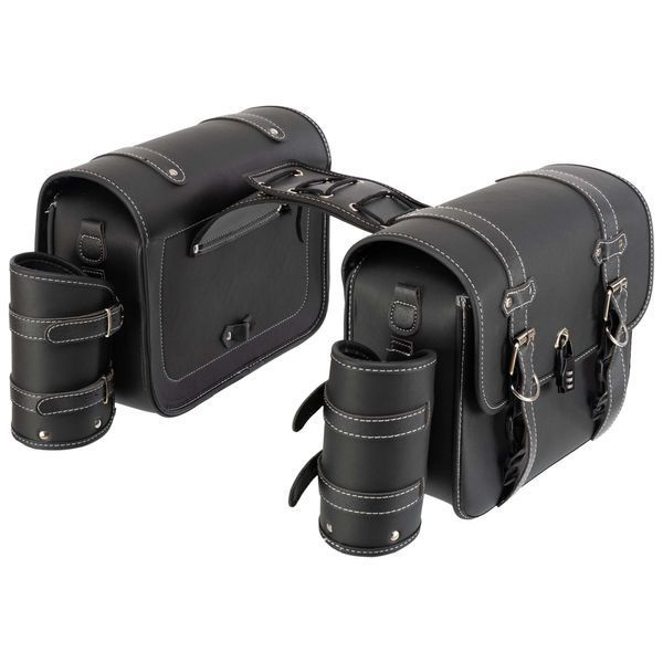 Кофры боковые для мотоцикла из экокожи Chopper SP-Sport HL621 2шт 35x27x15см черный HL621 фото