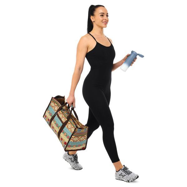 Сумка для йоги SP-Sport DoYourYoga Yoga bag FI-6971-3 бежевый-голубой FI-6971-3 фото