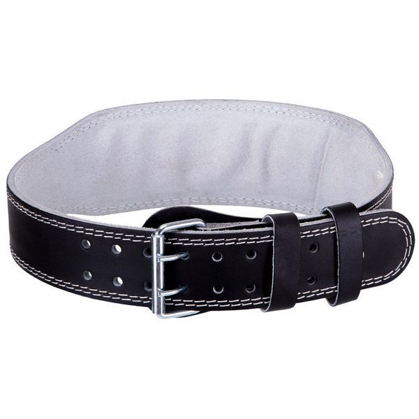 Пояс атлетический кожаный Zelart SB-165085 спинка-10см размер-XS-XXL черный SB-165085 фото