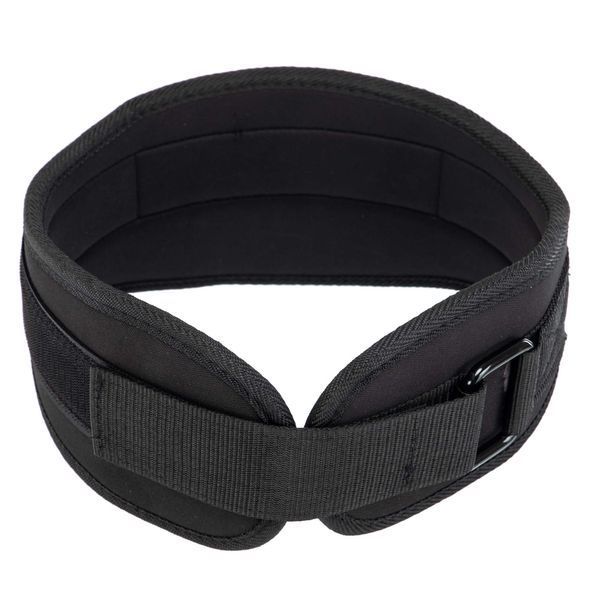 Пояс атлетический текстильный EZOUS LIFTING BELT O-06 спинка-15см размер S-L черный O-06 фото