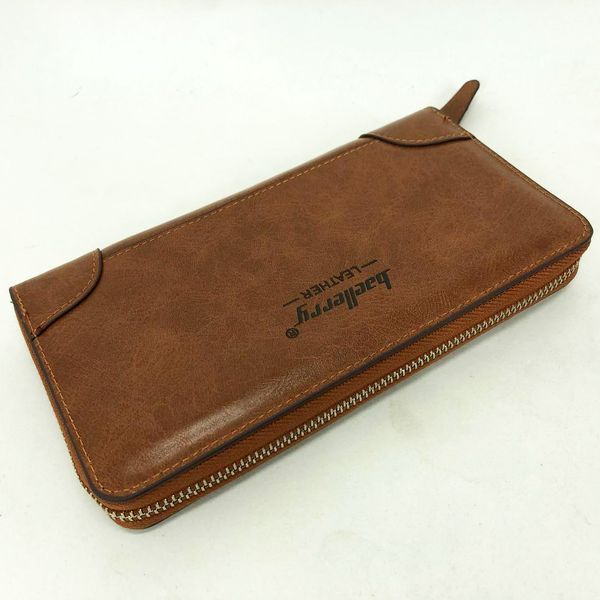 Гаманець шкіряний чоловічий Baellerry leather brown, чоловічий гаманець для карток. Колір: коричневий ws13448 фото
