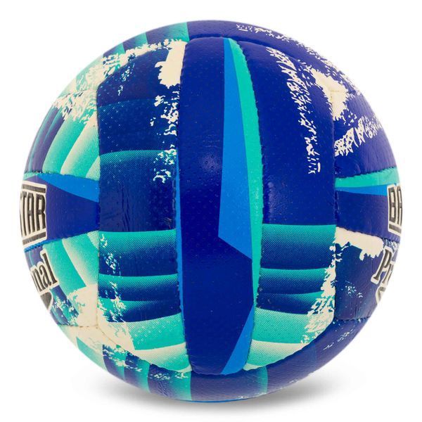 Мяч волейбольный BALLONSTAR SV-4W GOLD VB-5205 №5 PU синий-бирюзовый VB-5205 фото