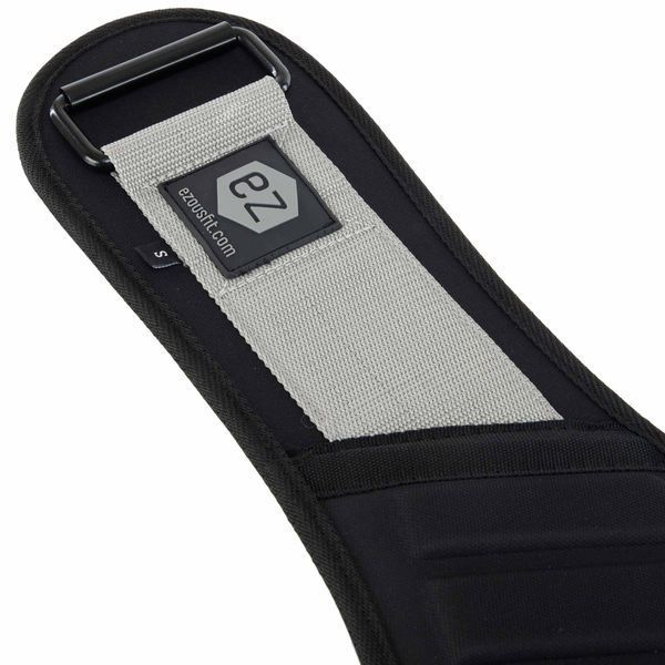 Пояс атлетический текстильный EZOUS LIFTING BELT ARMOR O-03 спинка-17см размер S-L черный-серый O-03 фото